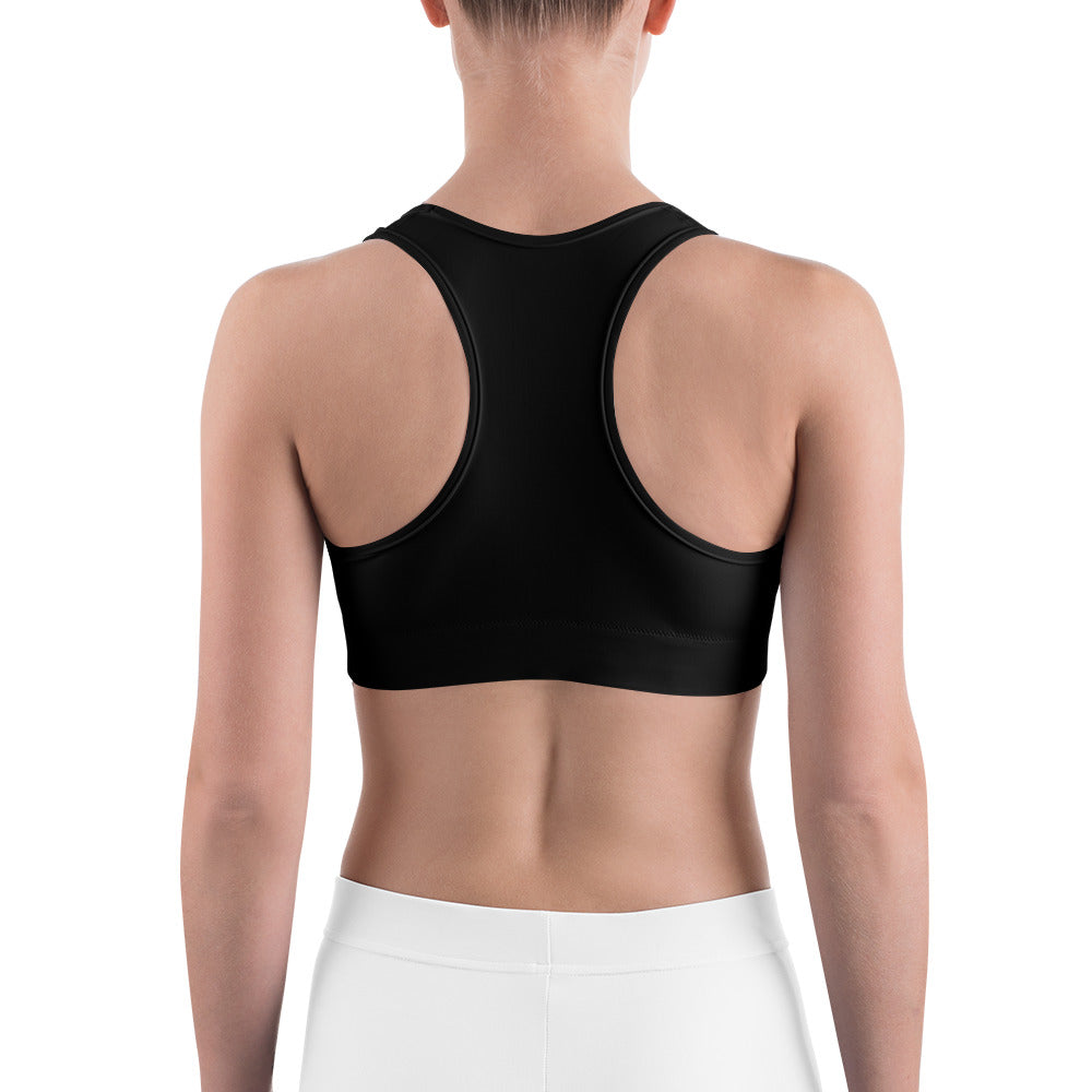 Sports bra full logo on the front