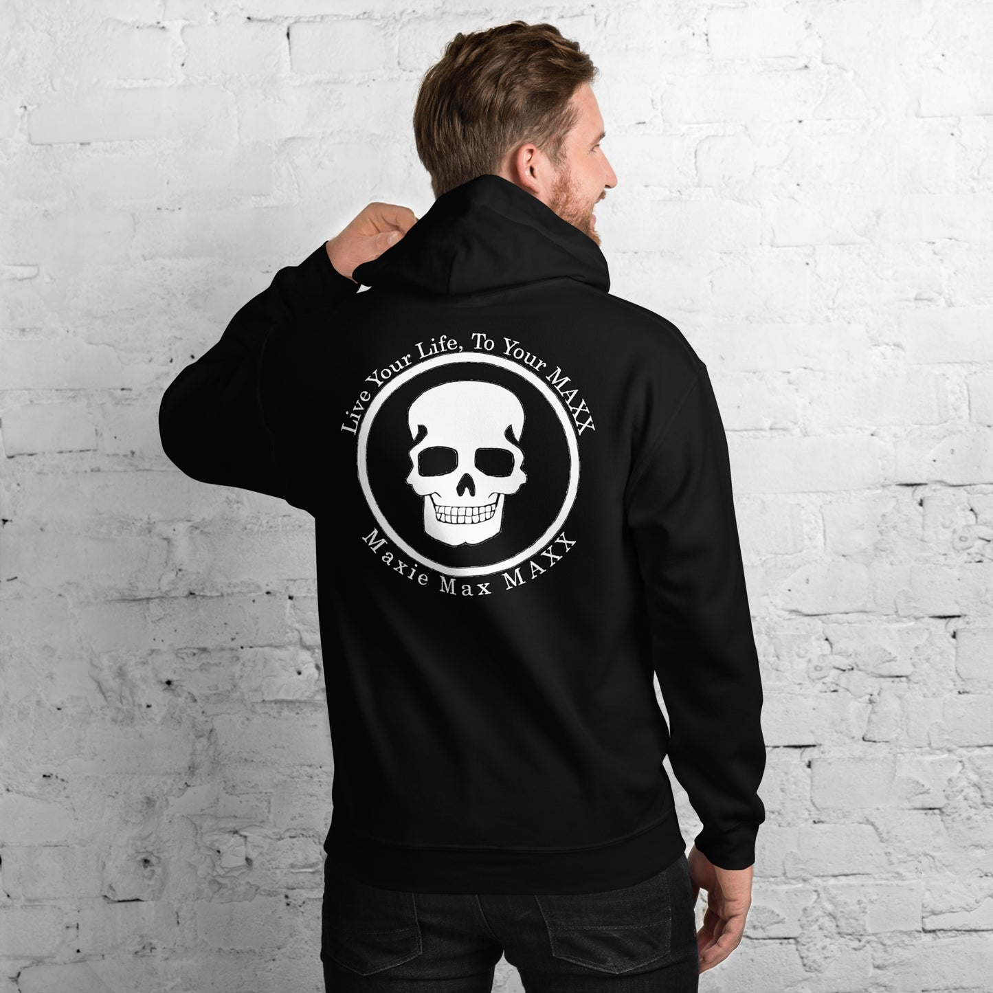 Unisex Hoodie logo on front and full logo on back