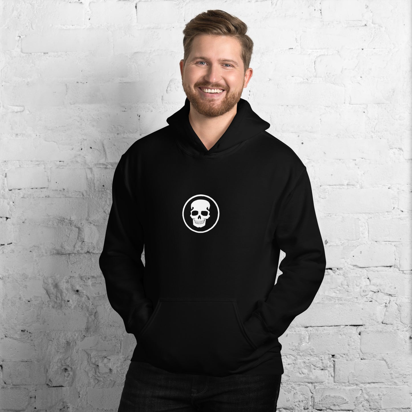 Unisex Hoodie logo on front and full logo on back