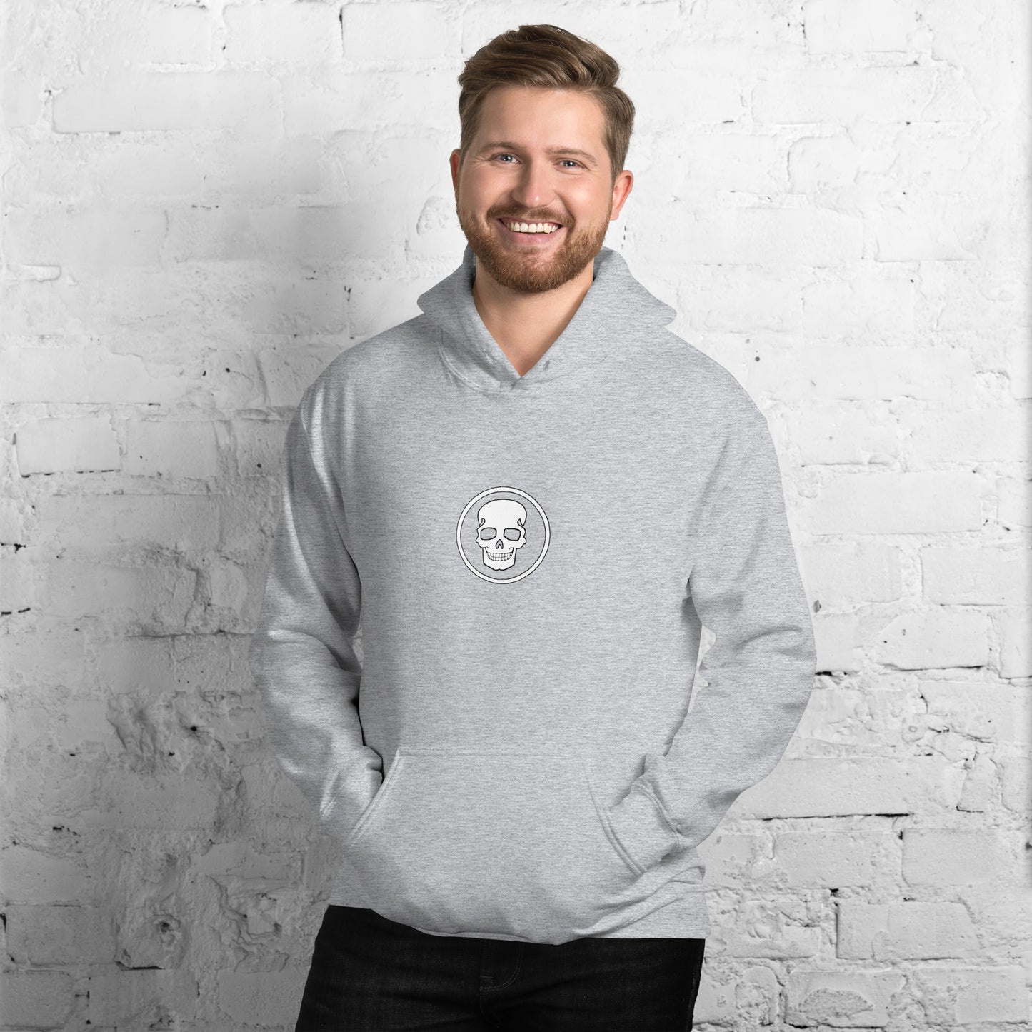 Unisex Hoodie logo on front and full logo on back